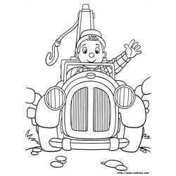 Coloring page: Noddy (Cartoons) #44638 - Printable coloring pages