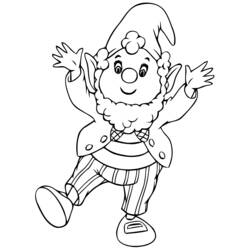 Coloring page: Noddy (Cartoons) #44657 - Printable coloring pages