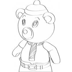 Coloring page: Noddy (Cartoons) #44659 - Free Printable Coloring Pages