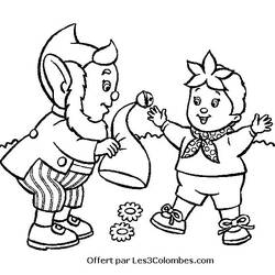 Coloring page: Noddy (Cartoons) #44682 - Free Printable Coloring Pages
