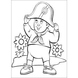Coloring page: Noddy (Cartoons) #44743 - Free Printable Coloring Pages