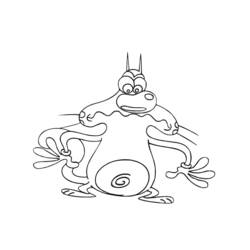 Coloring page: Oggy and the Cockroaches (Cartoons) #37880 - Free Printable Coloring Pages