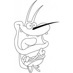 Coloring page: Oggy and the Cockroaches (Cartoons) #37884 - Free Printable Coloring Pages