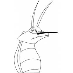Coloring page: Oggy and the Cockroaches (Cartoons) #37894 - Free Printable Coloring Pages