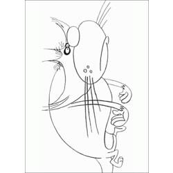 Coloring page: Oggy and the Cockroaches (Cartoons) #37936 - Free Printable Coloring Pages