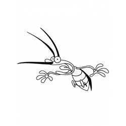 Coloring page: Oggy and the Cockroaches (Cartoons) #37939 - Free Printable Coloring Pages