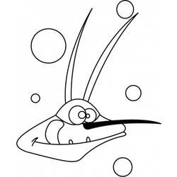 Coloring page: Oggy and the Cockroaches (Cartoons) #37941 - Free Printable Coloring Pages