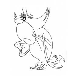Coloring page: Oggy and the Cockroaches (Cartoons) #37958 - Free Printable Coloring Pages
