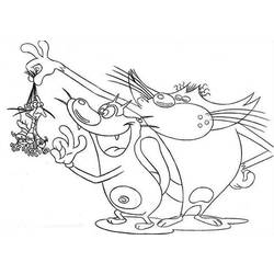 Coloring page: Oggy and the Cockroaches (Cartoons) #37975 - Printable coloring pages