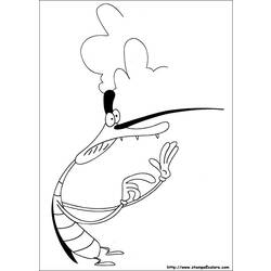 Coloring page: Oggy and the Cockroaches (Cartoons) #38030 - Free Printable Coloring Pages