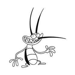 Coloring page: Oggy and the Cockroaches (Cartoons) #38037 - Printable coloring pages
