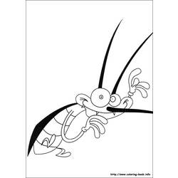 Coloring page: Oggy and the Cockroaches (Cartoons) #38038 - Free Printable Coloring Pages