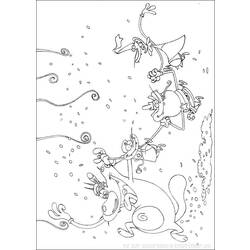 Coloring page: Oggy and the Cockroaches (Cartoons) #38039 - Free Printable Coloring Pages