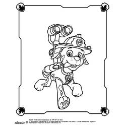 Coloring page: Paw Patrol (Cartoons) #44256 - Free Printable Coloring Pages