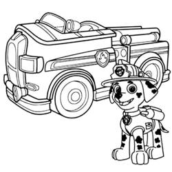 Coloring page: Paw Patrol (Cartoons) #44263 - Printable coloring pages