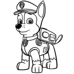 Coloring page: Paw Patrol (Cartoons) #44310 - Printable coloring pages