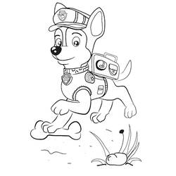 Coloring page: Paw Patrol (Cartoons) #44329 - Free Printable Coloring Pages