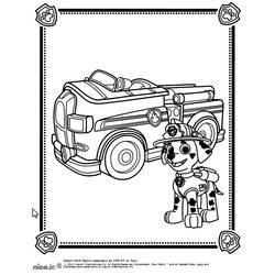 Coloring page: Paw Patrol (Cartoons) #44335 - Free Printable Coloring Pages
