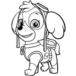 Coloring page: Paw Patrol (Cartoons) #44352 - Printable coloring pages