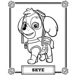 Coloring page: Paw Patrol (Cartoons) #44375 - Printable coloring pages