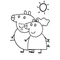 Coloring page: Peppa Pig (Cartoons) #43925 - Free Printable Coloring Pages