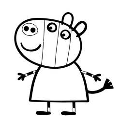 Coloring page: Peppa Pig (Cartoons) #43956 - Printable coloring pages