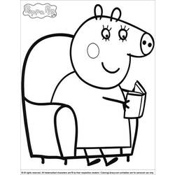 Coloring page: Peppa Pig (Cartoons) #43969 - Free Printable Coloring Pages