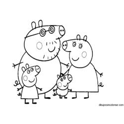 Coloring page: Peppa Pig (Cartoons) #44013 - Printable coloring pages