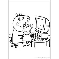 Coloring page: Peppa Pig (Cartoons) #44015 - Free Printable Coloring Pages