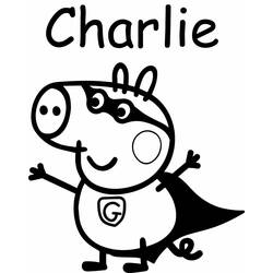 Coloring page: Peppa Pig (Cartoons) #44035 - Printable coloring pages