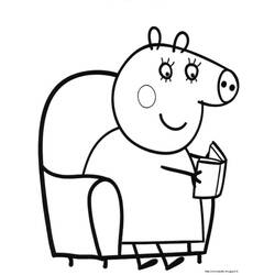Coloring page: Peppa Pig (Cartoons) #44044 - Free Printable Coloring Pages