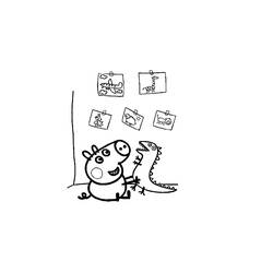 Coloring page: Peppa Pig (Cartoons) #44096 - Free Printable Coloring Pages