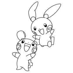Coloring page: Pokemon (Cartoons) #24627 - Printable coloring pages