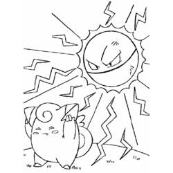 Coloring page: Pokemon (Cartoons) #24669 - Free Printable Coloring Pages