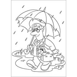 Coloring page: Postman Pat (Cartoons) #49474 - Free Printable Coloring Pages