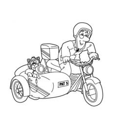 Coloring page: Postman Pat (Cartoons) #49505 - Printable coloring pages