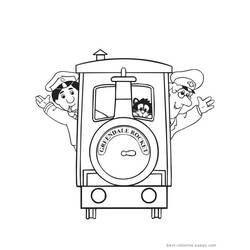 Coloring page: Postman Pat (Cartoons) #49536 - Free Printable Coloring Pages