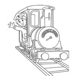 Coloring page: Postman Pat (Cartoons) #49554 - Printable coloring pages