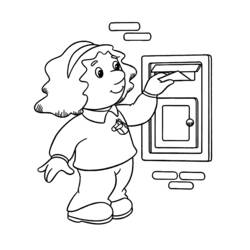 Coloring page: Postman Pat (Cartoons) #49568 - Printable coloring pages