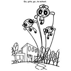 Coloring page: Powerpuff Girls (Cartoons) #39406 - Printable coloring pages
