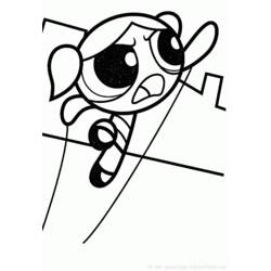Coloring page: Powerpuff Girls (Cartoons) #39407 - Printable coloring pages