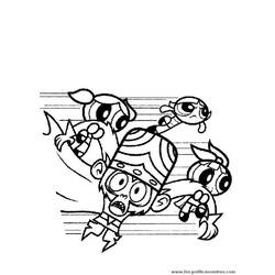 Coloring page: Powerpuff Girls (Cartoons) #39417 - Free Printable Coloring Pages