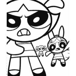 Coloring page: Powerpuff Girls (Cartoons) #39444 - Free Printable Coloring Pages