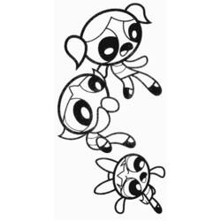 Coloring page: Powerpuff Girls (Cartoons) #39446 - Free Printable Coloring Pages
