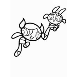Coloring page: Powerpuff Girls (Cartoons) #39447 - Free Printable Coloring Pages