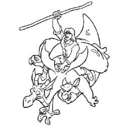 Coloring page: Quest for Camelot (Cartoons) #41738 - Printable coloring pages