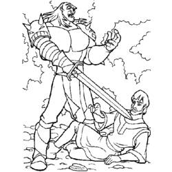 Coloring page: Quest for Camelot (Cartoons) #41739 - Printable coloring pages