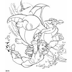 Coloring page: Quest for Camelot (Cartoons) #41741 - Printable coloring pages