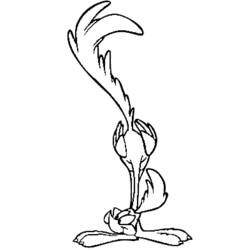 Coloring page: Road Runner and Wile E. Coyote (Cartoons) #47172 - Free Printable Coloring Pages