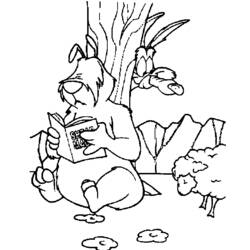 Coloring page: Road Runner and Wile E. Coyote (Cartoons) #47199 - Free Printable Coloring Pages